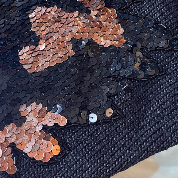 Nannell Vintage Sweater gorgeous gold and black sequins - Picture 11 of 12